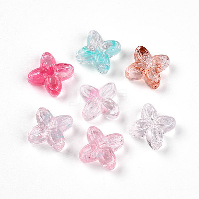 Transparent Acrylic Beads X1-TACR-T028-35C-1