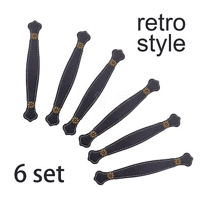 PU Leather Drawer Handles FIND-WH0052-55A-1