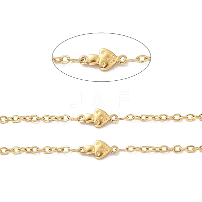 Ion Plating(IP) 304 Stainless Steel Mushroom Link Chains STAS-B041-11G-1