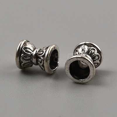 Tibetan Style Alloy Bead Caps FIND-WH0291-09A-AS-1
