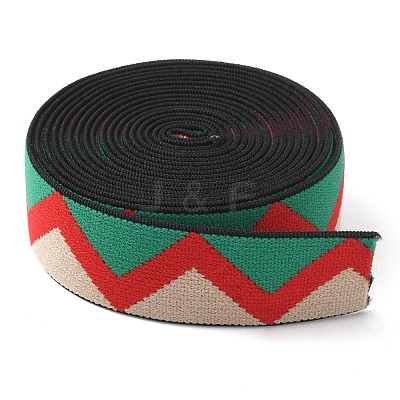 Nylon Jacquard Ribbons OCOR-WH0058-54A-1
