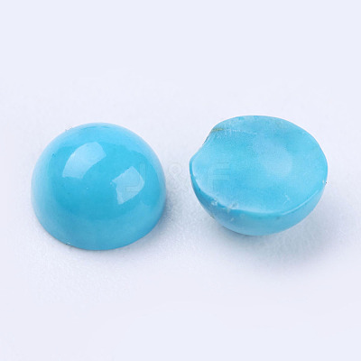 Natural Howlite Cabochons TURQ-L028-04-1