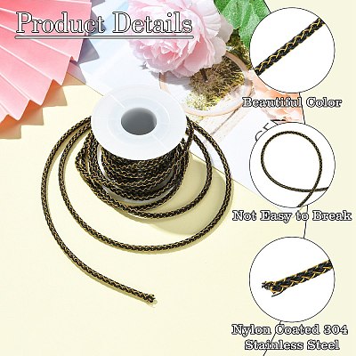 5M Nylon Coated 304 Stainless Steel Braided Wires TWIR-CJ0001-02B-1