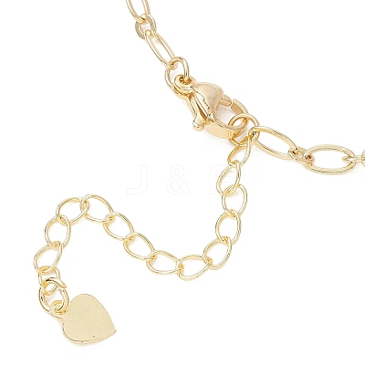Brass Figaro & Rolo Chain Bracelets for Women BJEW-JB13157-1