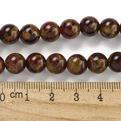 Synthetic Gold Clinquant Stone Beads Strands G-P549-A01-01C-1