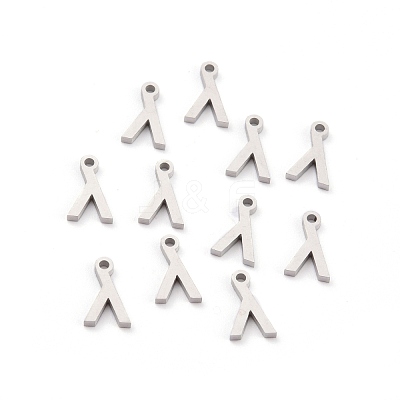 Non-Tarnish 304 Stainless Steel Pendants STAS-F267-10L-P-1