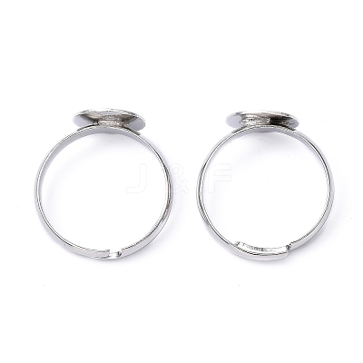 Brass Pad Ring Base Findings EC022-1