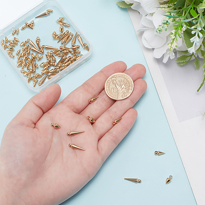 120Pcs 4 Style Brass Pendants KK-AR0004-07-1