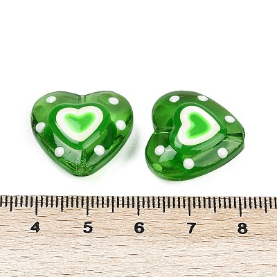 Handmade Lampwork Beads Strands LAMP-R004-06B-07-1