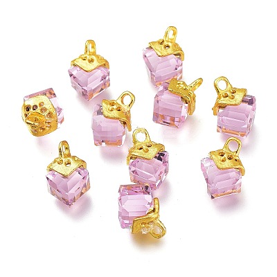 Transparent Glass Pendants LS-GLAA-H100-01G-1