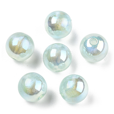 ABS Plastic Imitation Pearl Beads PACR-N013-01A-02-1
