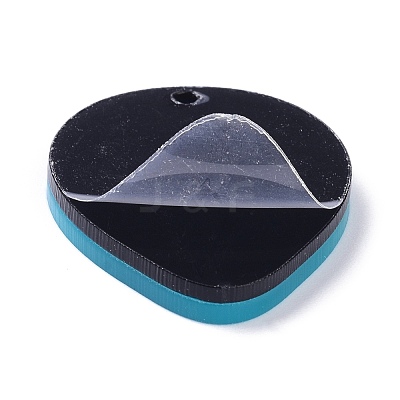 Opaque Acrylic Pendants MACR-P023-01C-1