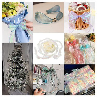 Polyester Lace Trim DIY-TAC0010-49D-1