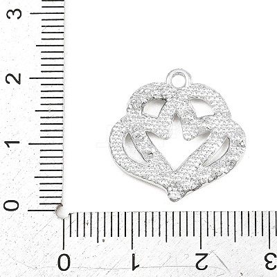 Alloy Rhinestone Pendants RB-CBA332B-07B-P-1