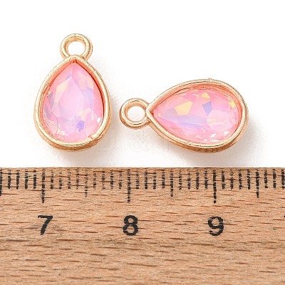Alloy Glass Pendants GL-CBA7A25-01G-1