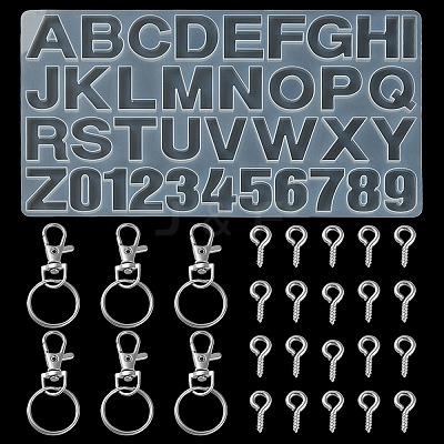 DIY Keychain Making Kits DIY-YW0006-60-1