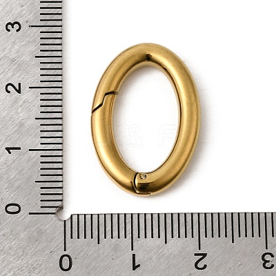 304 Stainless Steel Spring Gate Rings STAS-B128-04G-02-1
