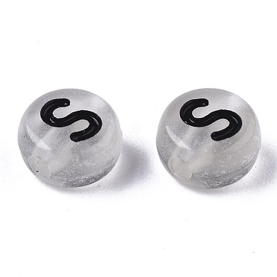 Enamel Style Acrylic Beads SACR-S273-29-1