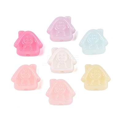 Imitation Jelly Plastic Beads KY-Q010-39-1