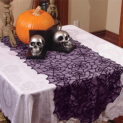 Halloween Spider Web Fabric DIY-WH0410-19A-1