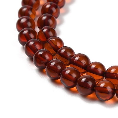 Natural Amber Beads Strands G-Z100-A02-5mm-02-1