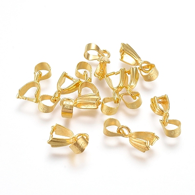 Brass Ice Pick Pinch Bails X-IFIN-KK10-G-1