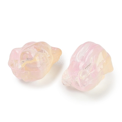 Transparent Spray Paint Glass Beads LS-X1-GLAA-H035-01B-1