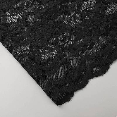 Polyester Lace Bridal Veils AJEW-CY0001-41A-1