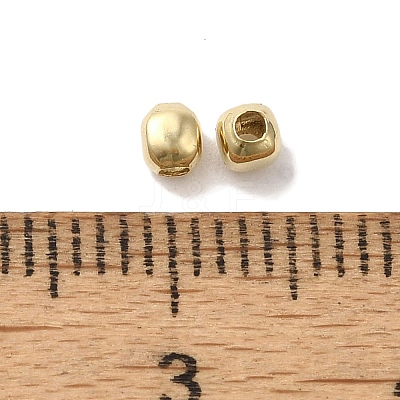 Brass Beads KK-K383-08A-G-1