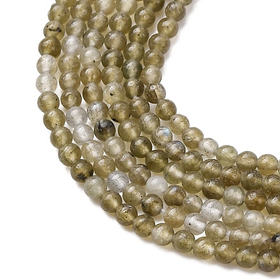 Natural Labradorite Beads Strands G-Z116-A04-2mm-1