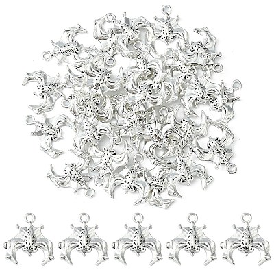 Tibetan Style Alloy Pendants TIBE-YW0001-02AS-1