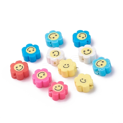 Handmade Polymer Clay Beads X-CLAY-I010-13-1