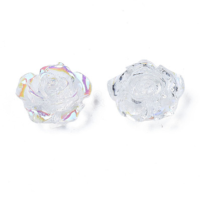 Transparent Resin Cabochons CRES-N030-001B-1