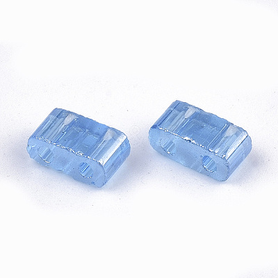 2-Hole Glass Seed Beads LS-SEED-S023-36B-02-1