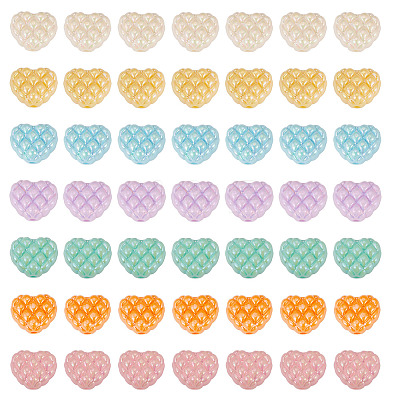50Pcs Opaque Acrylic Beads OACR-TA0004-65-1