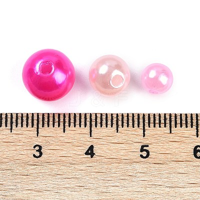 ABS Plastic Imitation Pearl Beads KY-G030-01I-1