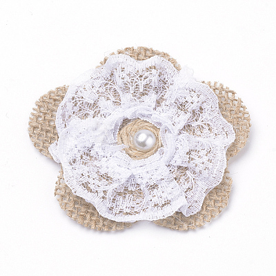 Handmade Jute Twine Woven Costume Accessories with Lace LS-WOVE-R102-01-1
