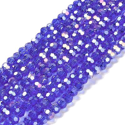 Transparent Glass Beads EGLA-A035-T4mm-B21-1