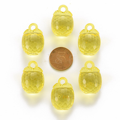 Autumn Theme Transparent Acrylic Pendants LS-TACR-T024-04B-916-1