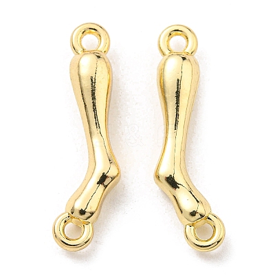 Rack Plating Alloy Connector Charms PALLOY-K010-33G-1