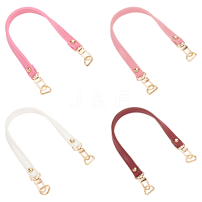 4Pcs 4 Colors PU Leather Bag Straps PURS-WR0001-19-1