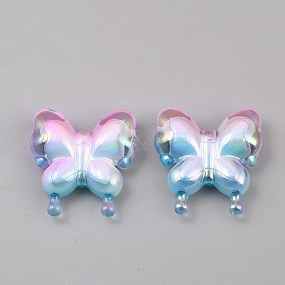 Transparent Acrylic Beads LS-MACR-WH0010-45-1