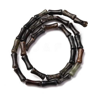 Natural Biotite Beads Strands G-L624-G09-12x5mm-1