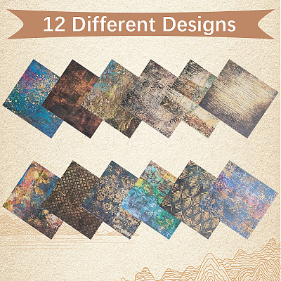Square Scrapbook Paper Pads DIY-WH20013-83A-1