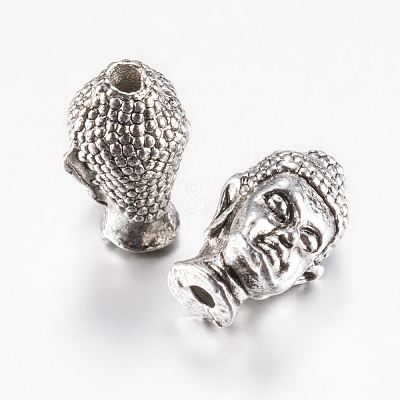 Tibetan Style Alloy Beads PALLOY-F200-07AS-1