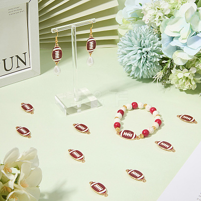 36Pcs Alloy Enamel Connector Charms FIND-SC0014-78-1
