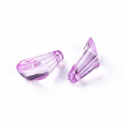 Transparent Acrylic Pendants MACR-S373-111-B02-1