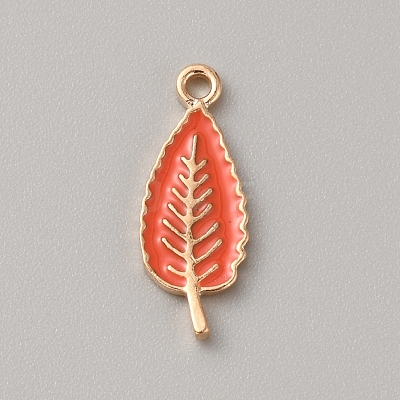 Thanksgiving Day Alloy Enamel Pendants PALLOY-WH0107-02B-KCG-1