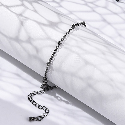 Brass Satellite Chains  Bracelets for Women BJEW-G735-19B-1