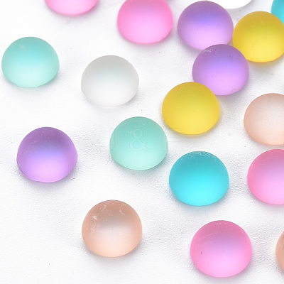 Electroplate Resin Cabochons CRES-Q216-002-1